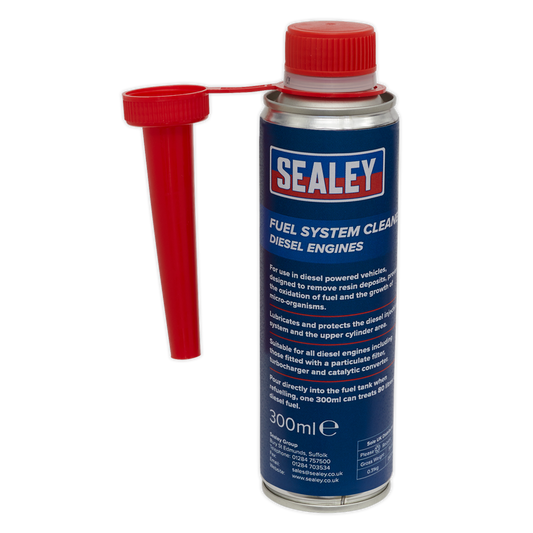 Sealey FSCD300 Fuel System Cleaner 300ml - Diesel Engines