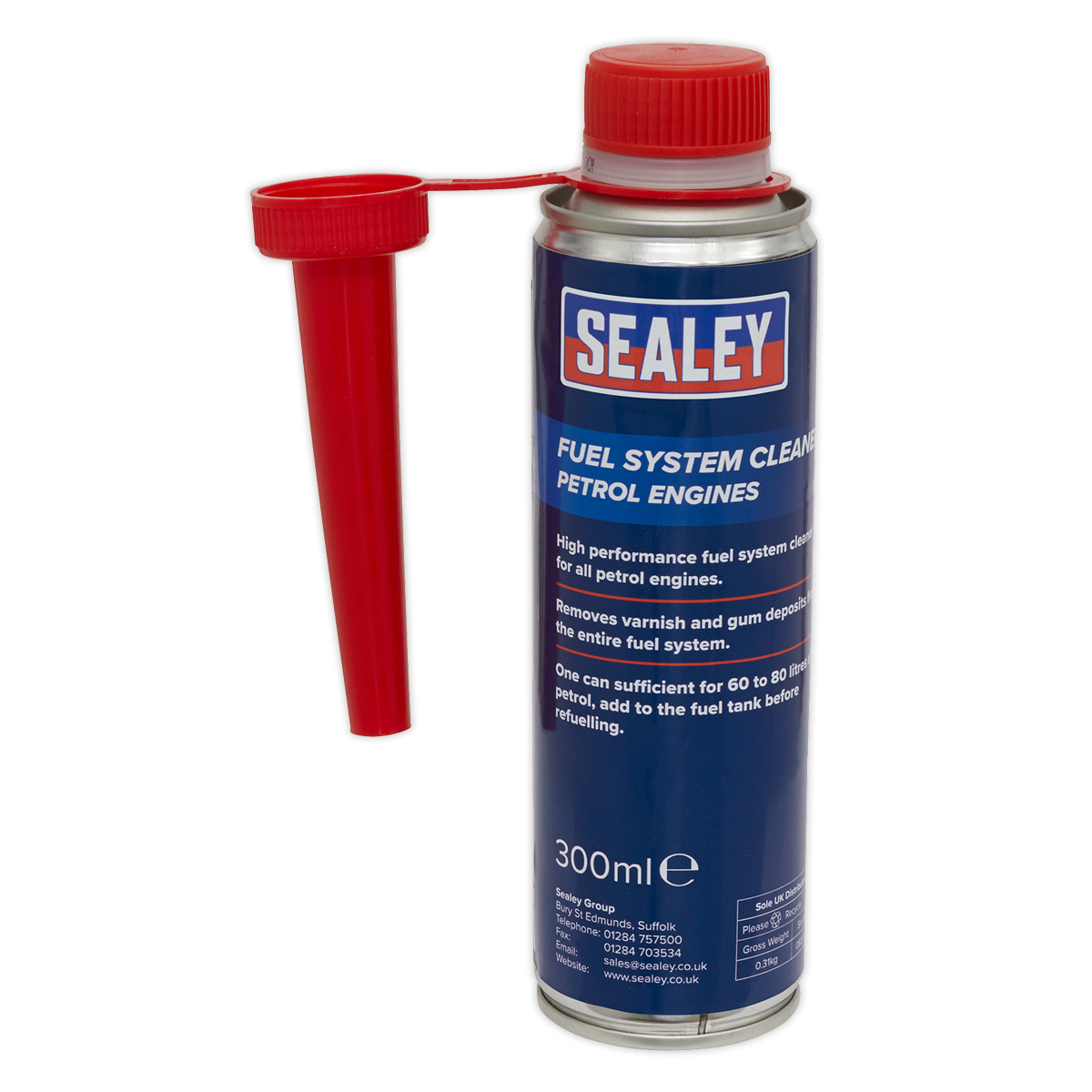 Sealey FSCP300 Fuel System Cleaner 300ml - Petrol Engines