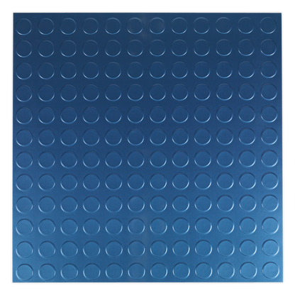 Sealey FT2B Vinyl Floor Tile with Peel & Stick Backing - Blue Coin Pack of 16