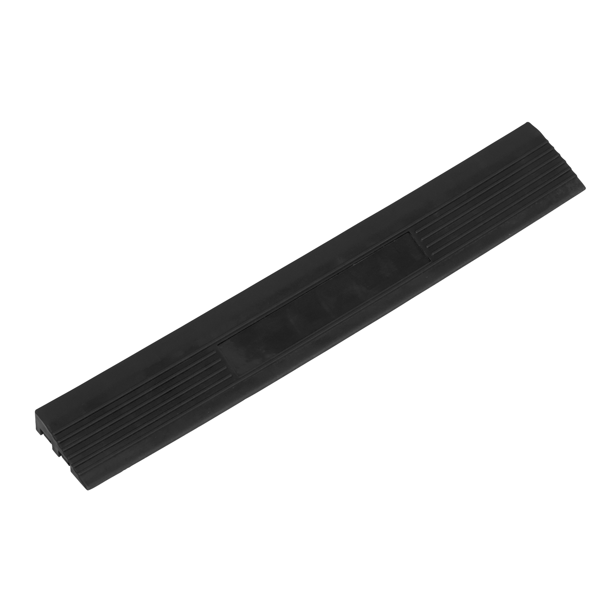 Sealey FT3EBM Polypropylene Floor Tile Edge 400 x 60mm Black Male - Pack of 6