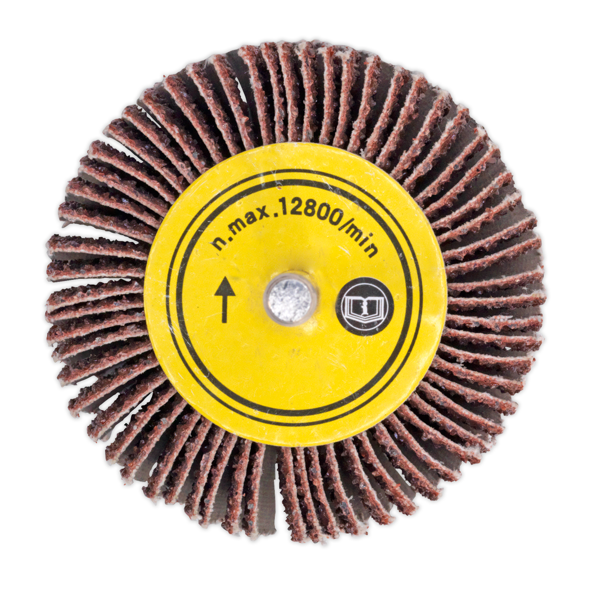 Sealey FW251060 Abrasive Flap Wheel Ø25 x 10mm Ø6mm Shaft 60Grit