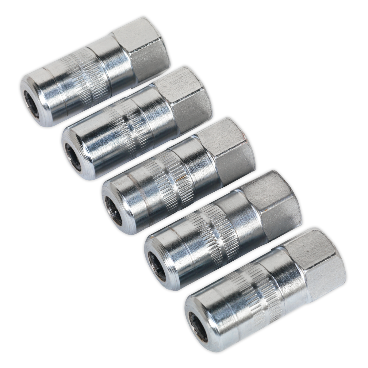 Sealey GGE5 Hydraulic Connector 4-Jaw Heavy-Duty 1/8"BSP Pack of 5