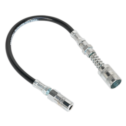 Sealey GGSF300 Rubber Delivery Hose with 4-Jaw Connector Flexible 300mm Quick Release Coupling