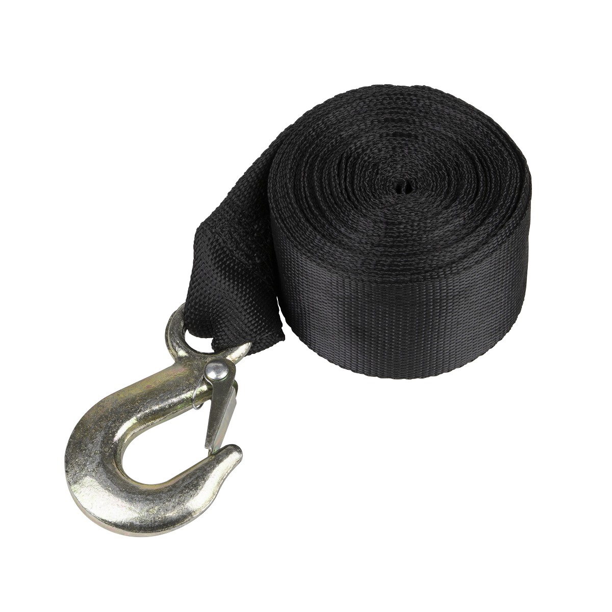 Sealey GWES20 Trailer Winch Strap 50mm x 10m 1350kg Breaking Strength with Forged Hook