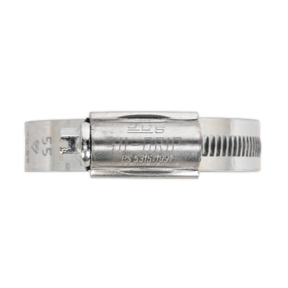 Sealey HCJ1X HI-GRIP® Hose Clip Zinc Plated Ø30-40mm Pack of 20