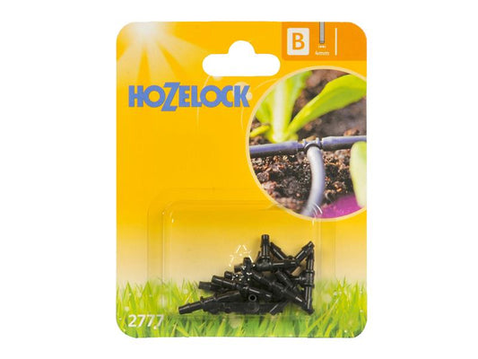 Hozelock 2777 T-Piece 4mm Pack 12