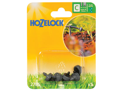 Hozelock 2785 End Line Pressure Dripper 4mm/13mm Pack 5