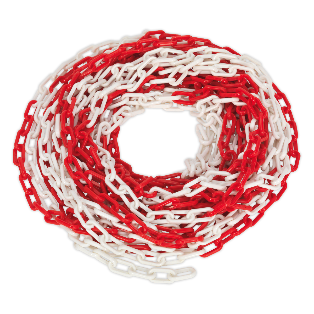 Sealey HSC25M Safety Chain Red/White 25m x 6mm