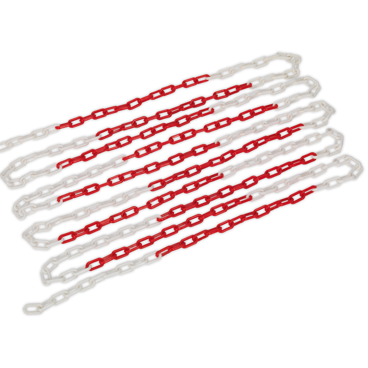 Sealey HSC25M Safety Chain Red/White 25m x 6mm