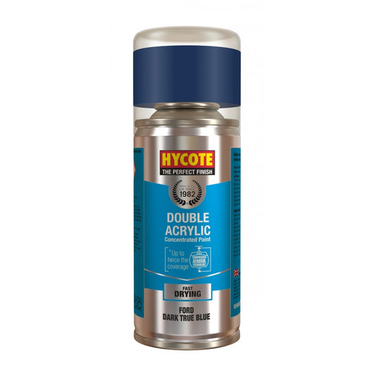 Hycote Ford Dark True Blue Double Acrylic Spray Paint 150Ml Xdfd246