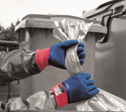 Polyco Blue Grip Latex Coated Gloves 9 Large