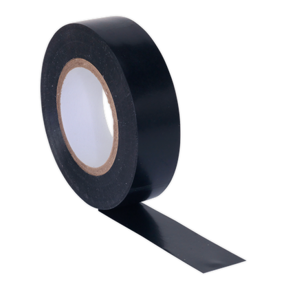 Sealey ITBLK10 PVC Insulating Tape 19mm x 20m Black Pack of 10