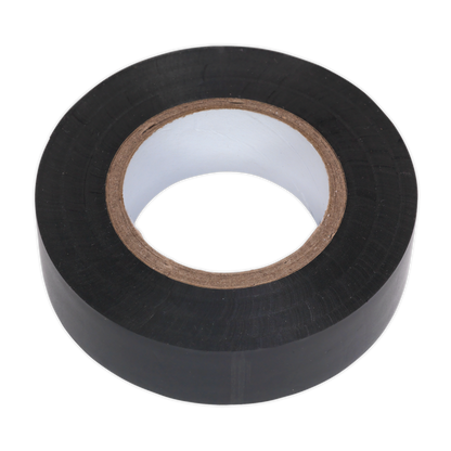 Sealey ITBLK10 PVC Insulating Tape 19mm x 20m Black Pack of 10