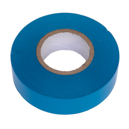 Sealey ITBLU10 PVC Insulating Tape 19mm x 20m Blue Pack of 10