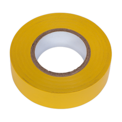 Sealey ITYEL10 PVC Insulating Tape 19mm x 20m Yellow Pack of 10