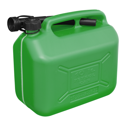 Sealey JC10PG Fuel Can 10L - Green