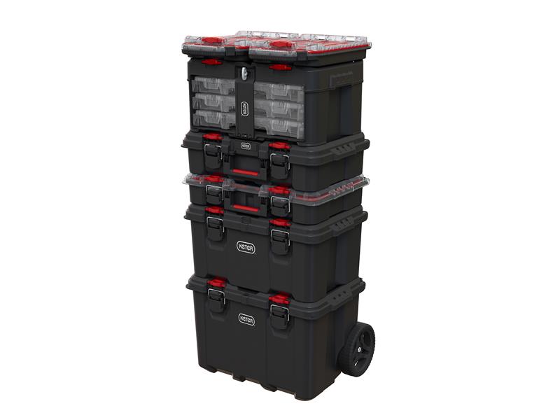 Keter 253380 Stack N Roll 3-Set Organiser