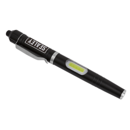 Sealey LED016 Aluminium Penlight 3W SMD & 1W COB LED