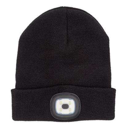 Sealey LED185 Beanie Hat 1W SMD LED USB Rechargeable