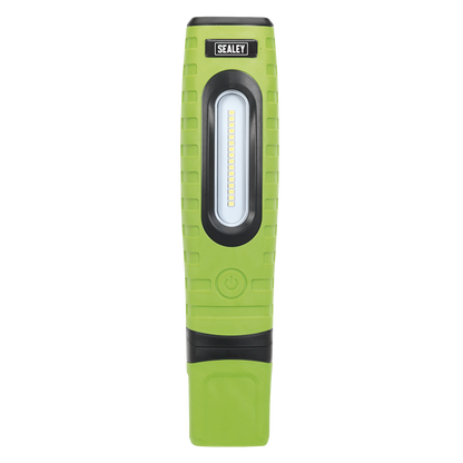 Sealey LED360PLUSG Rechargeable 360° Inspection Light 10W & 3W SMD LED Green 2 x Lithium-ion