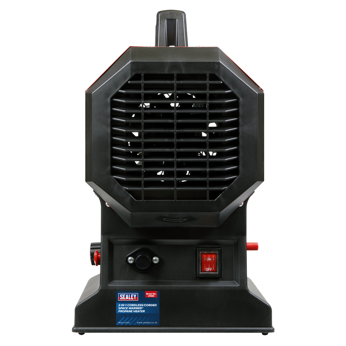 Sealey LP69C 230V with Cordless Option Space Warmer® Propane Heater 30000-68000Btu/hr (9-20kW)