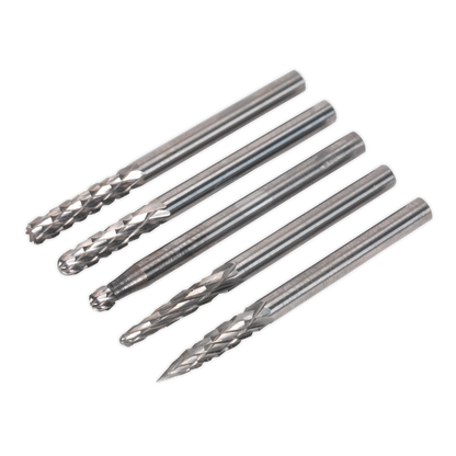 Sealey MCBSET01 Micro Carbide Burr Set 5pc