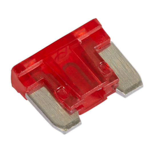 Sealey MIBF10 Automotive MICRO Blade Fuse 10A - Pack of 50