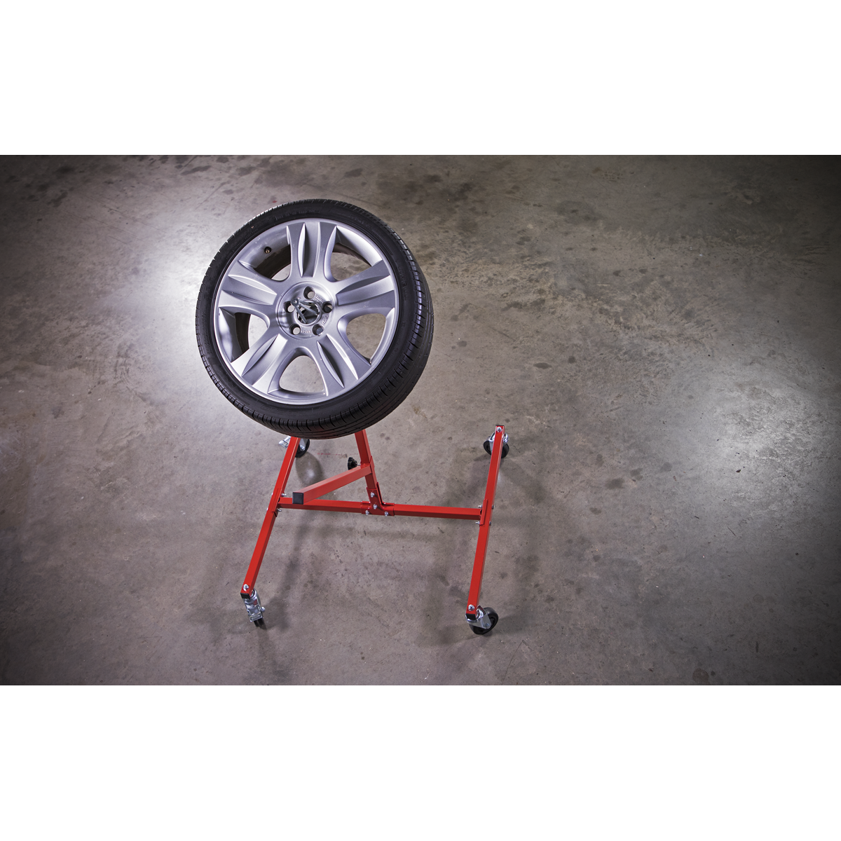 Sealey MK72 Alloy Wheel Painting/Repair Stand - Single Wheel Capacity