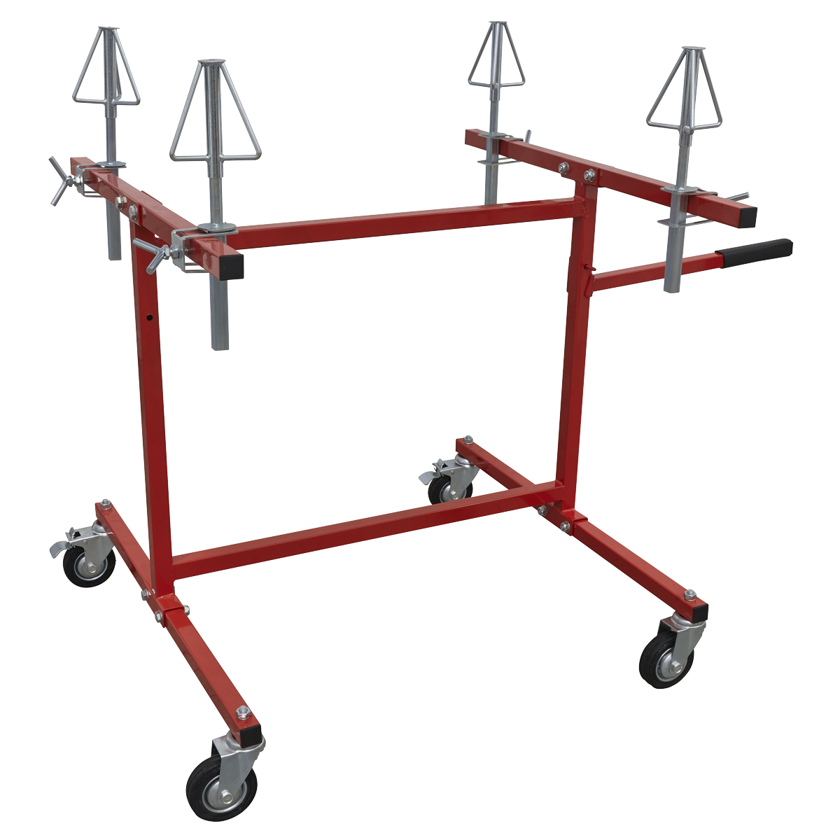 Sealey MK74 Alloy Wheel Repair/Painting Stand - 4-Wheel Capacity