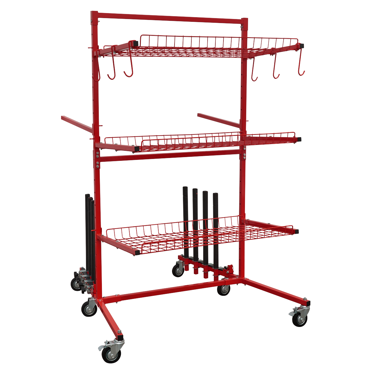 Sealey MK75 Parts Cart with Panel Train