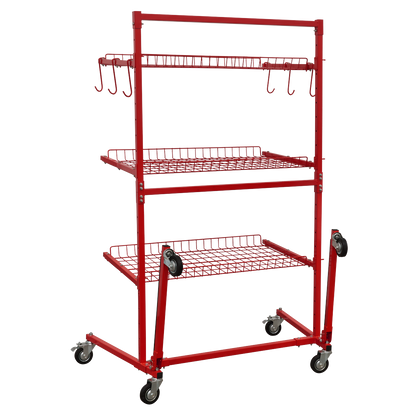 Sealey MK75 Parts Cart with Panel Train