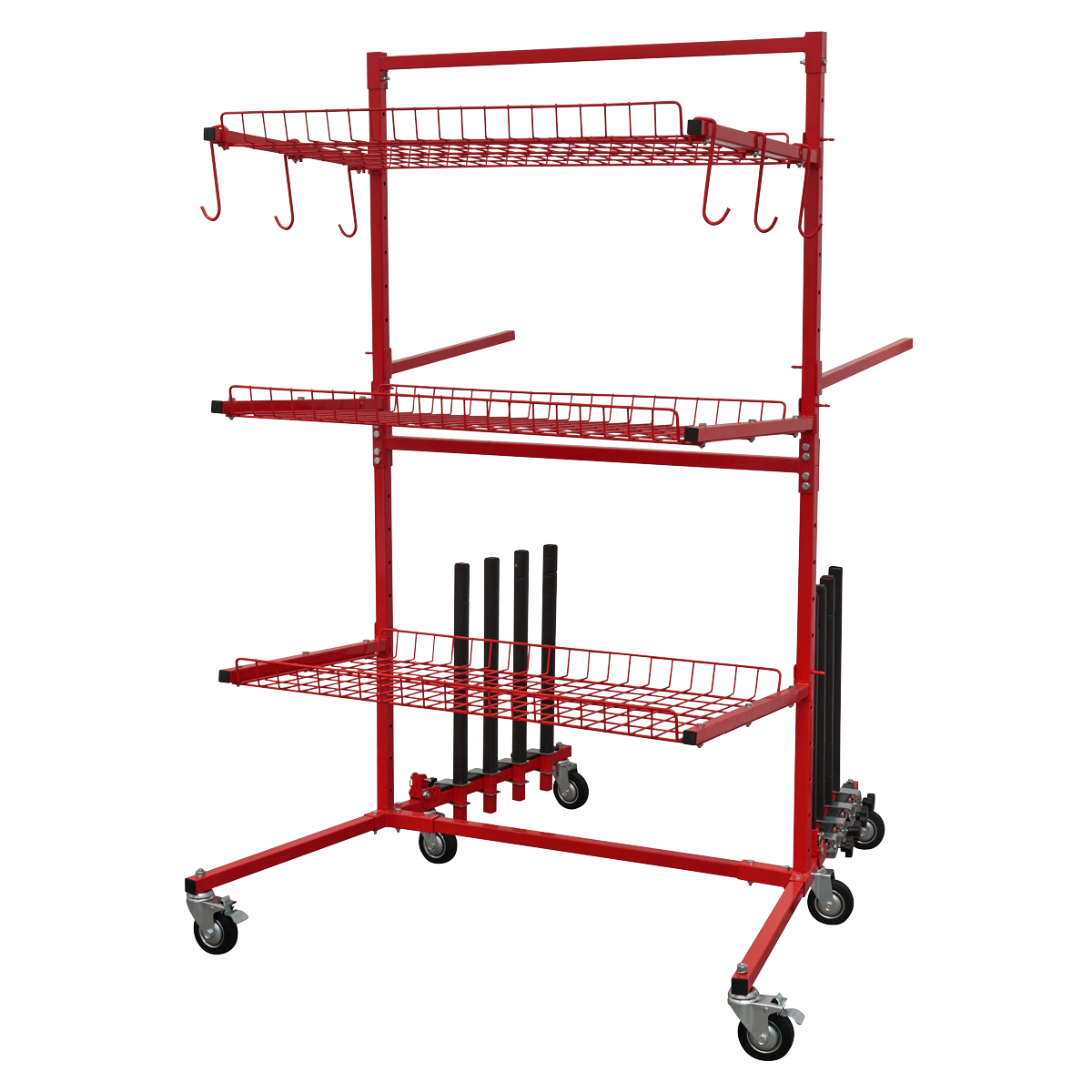 Sealey MK75 Parts Cart with Panel Train