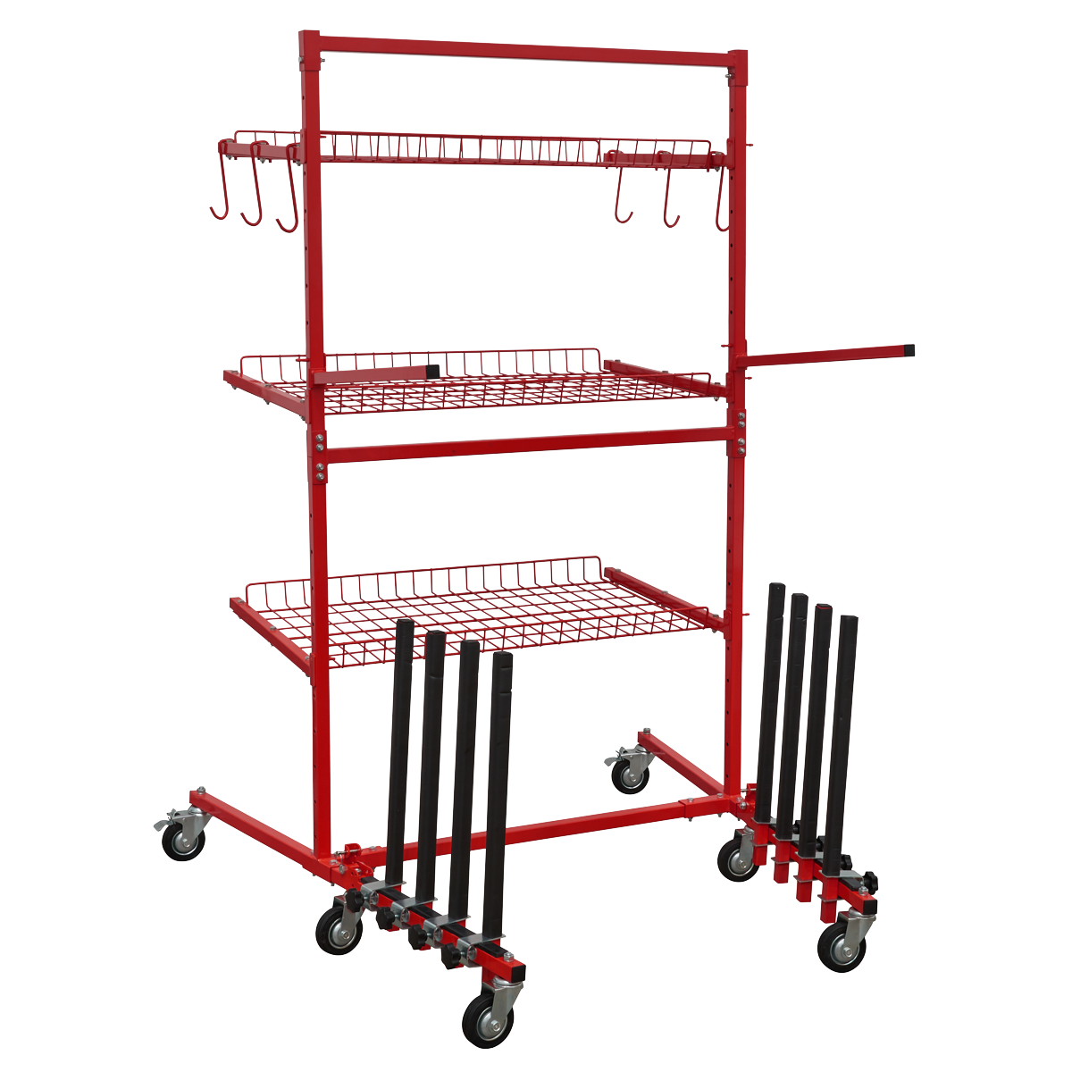 Sealey MK75 Parts Cart with Panel Train