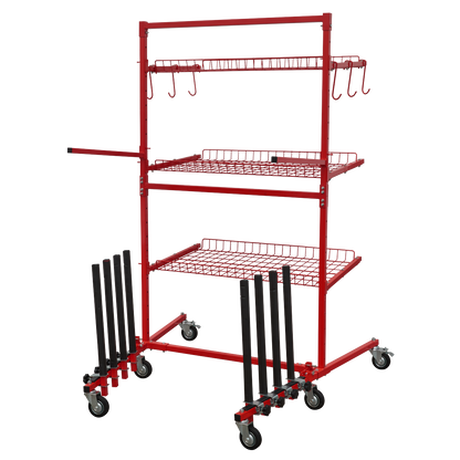 Sealey MK75 Parts Cart with Panel Train