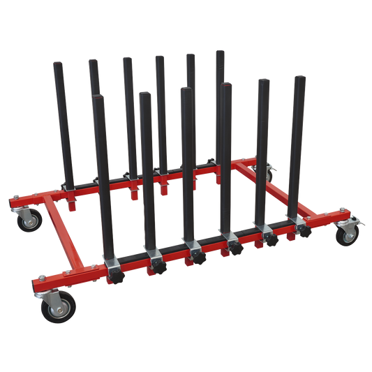 Sealey MK76 Mobile Storage Rack 5 Panel