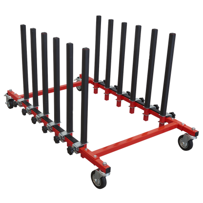 Sealey MK76 Mobile Storage Rack 5 Panel