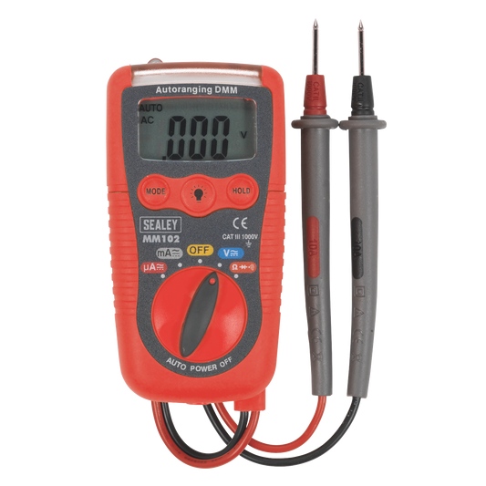 Sealey MM102 Professional Auto-Ranging Digital Multimeter