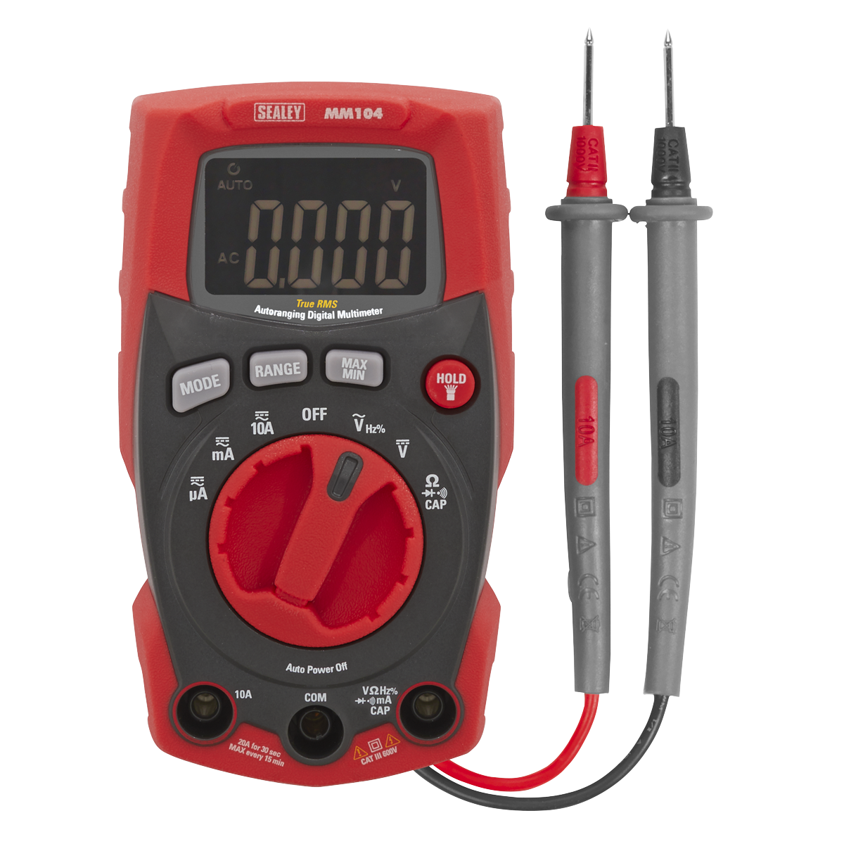 Sealey MM104 Professional Auto-Ranging Digital Multimeter