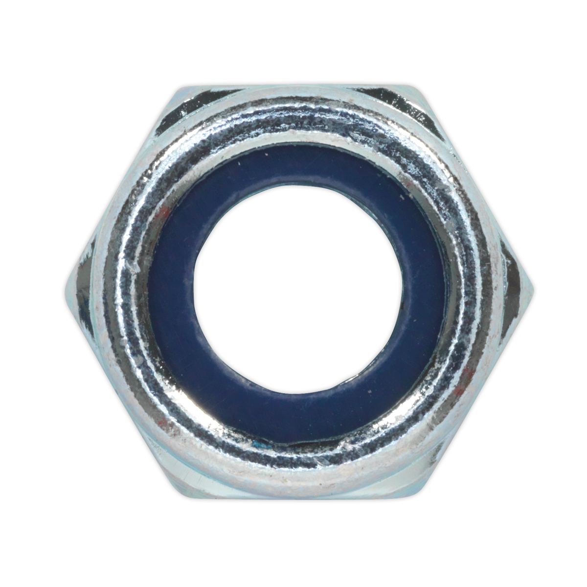 Sealey NLN10 Nylon Locknut M10 Zinc Pack of 100