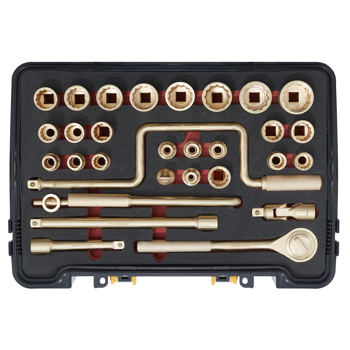 Sealey NS039 Socket Set 31pc 1/2"Sq Drive - Non-Sparking