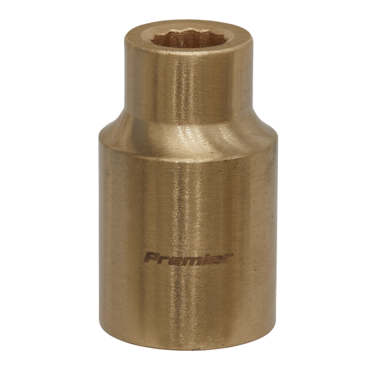 Sealey NS041 Socket 8mm 1/2"Sq Drive - Non-Sparking WallDrive®