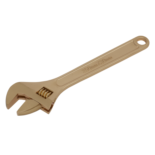 Sealey NS067 Adjustable Wrench 250mm - Non-Sparking