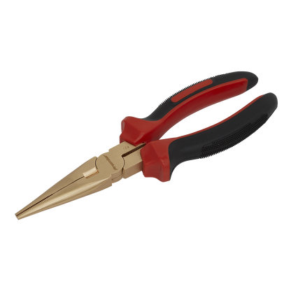 Sealey NS075 Long Nose Pliers 200mm - Non-Sparking