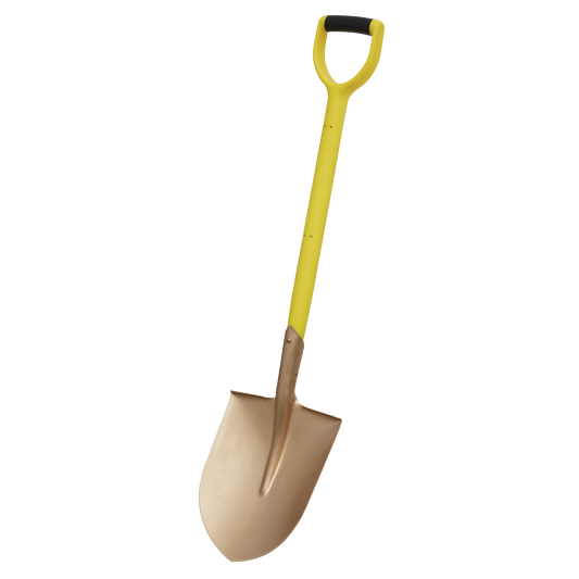 Sealey NS107 Round Point Shovel 240 x 420 x 990mm - Non-Sparking