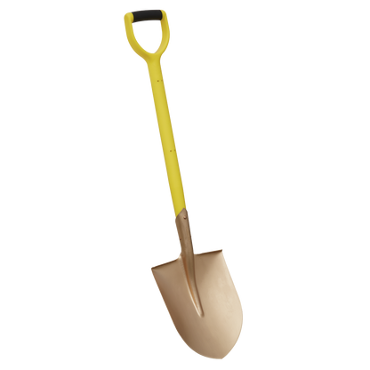 Sealey NS107 Round Point Shovel 240 x 420 x 990mm - Non-Sparking