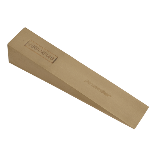 Sealey NS122 Wedge 200 x 40 x 40mm - Non-Sparking