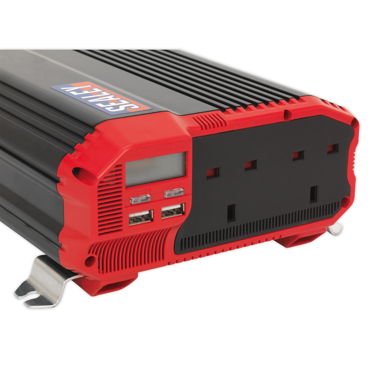 Sealey PI1500 Power Inverter Modified Sine Wave 1500W 12V DC - 230V ~ 50Hz