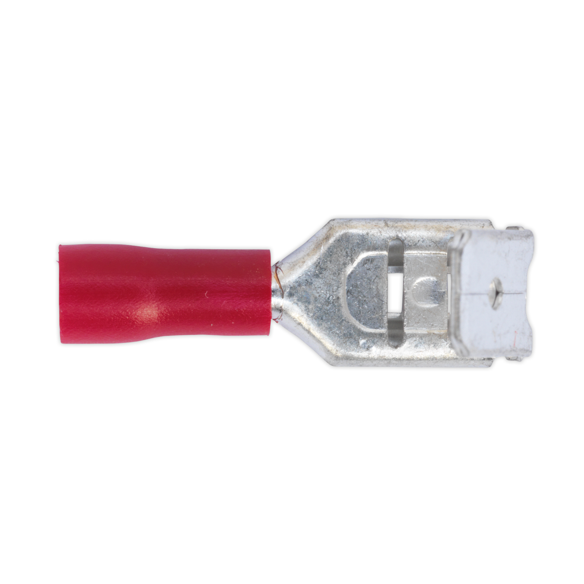 Sealey RT17 Piggy-Back Terminal 6.3mm Red Pack of 100