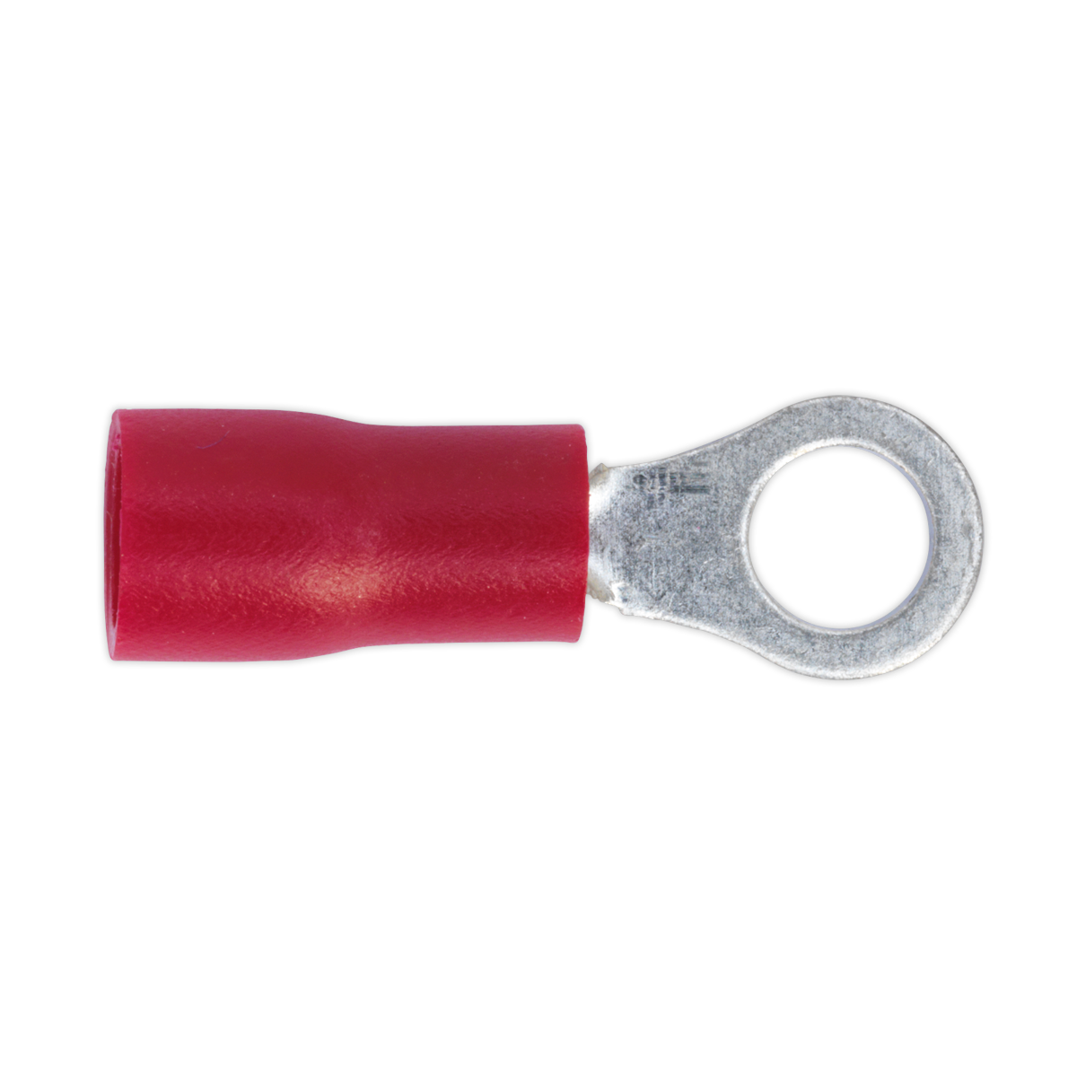 Sealey RT24 Easy-Entry Ring Terminal Ø4.3mm (4BA) Red Pack of 100