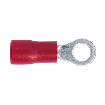 Sealey RT24 Easy-Entry Ring Terminal Ø4.3mm (4BA) Red Pack of 100